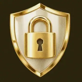 Shield with padlock — Friday Friday