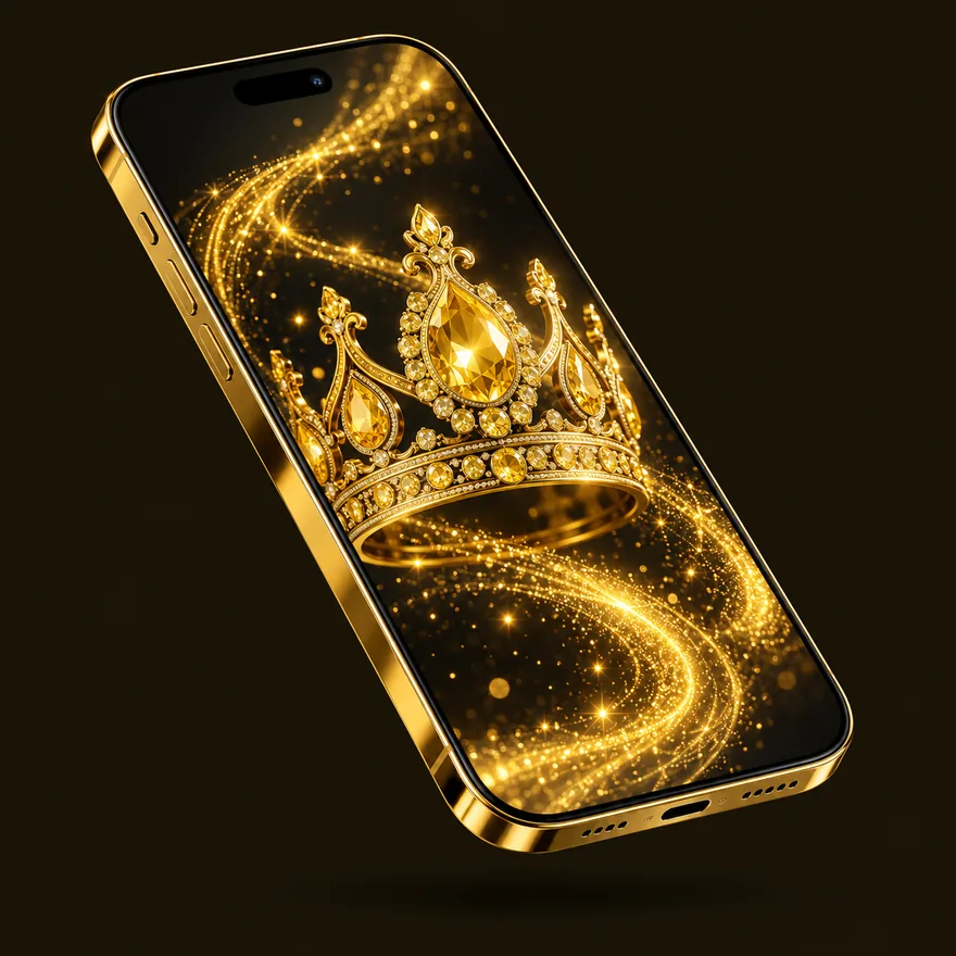 Smartphone with crown — Friday Friday