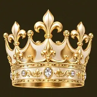 Ornate royal crown — Friday Friday