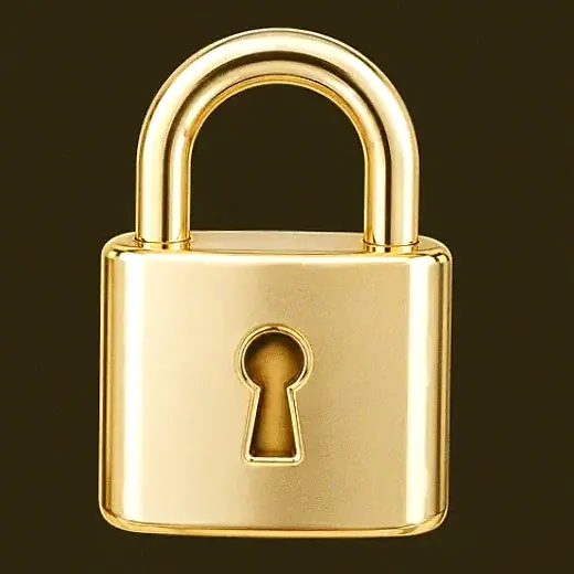 Metal padlock — Friday Friday