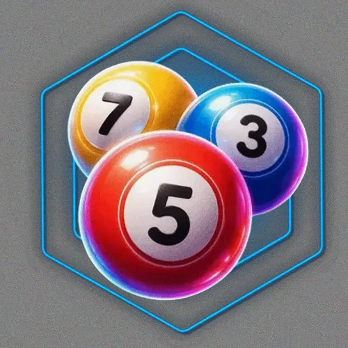 Numbered bingo balls