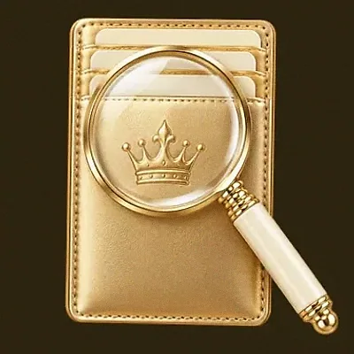 Wallet and magnifier — Friday Friday