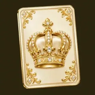Royal crown card — Friday Friday