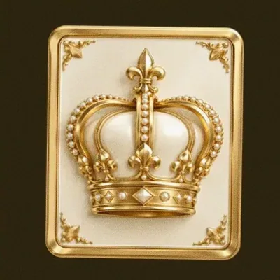 Crown emblem card — Friday Friday
