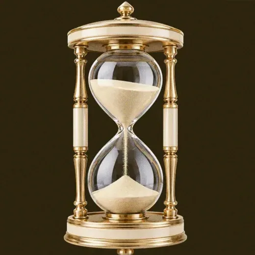 Ornate hourglass — Friday Friday
