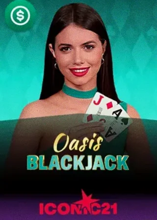 Oasis Blackjack live game cover