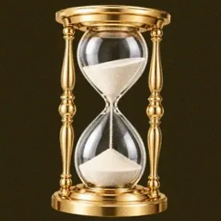 Golden hourglass — Friday Friday