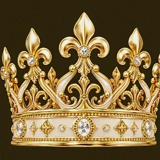 Jeweled royal crown — Friday Friday
