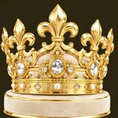 Jeweled royal crown — Friday Friday