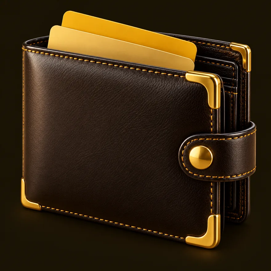 Leather wallet — Friday Friday